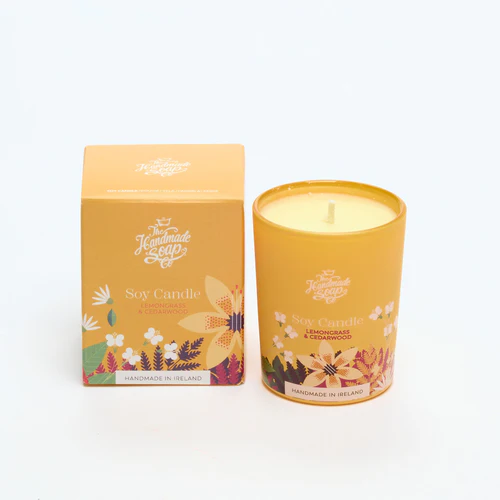 Soy Candle Lemongrass & Cedarwood 70g main image