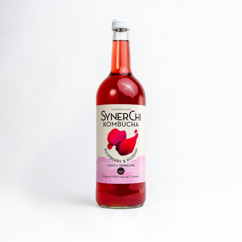 Organic Kombucha Raspberry & Rosehip main image