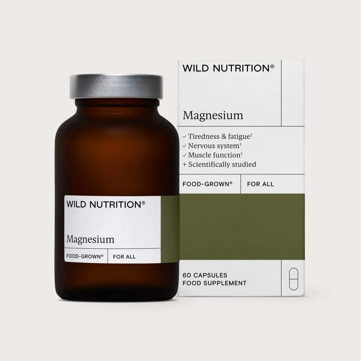Food-Grown® Magnesium 60 capsules additional image 2
